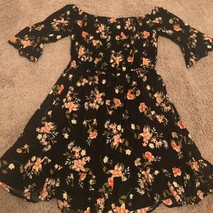 Off the shoulders dress